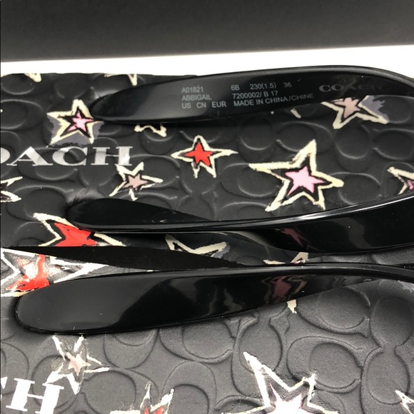 Nwt Coach Abbigail star sandals - Picture 5 of 9